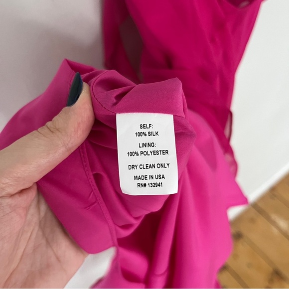 Amanda Uprichard Cassilda Gown maxi dress in Berry Size XS - Picture 12 of 12